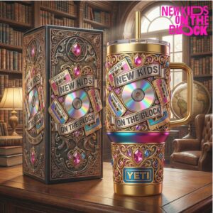 New Kids On The Block (NKOTB) Retro 90s Nostalgia 40oz Jewel Tumbler