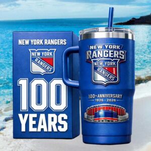 New York Rangers 100th Anniversary 1926 2026 Blue NHL Commemorative Cup