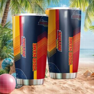 Personalized Adelaide Crows AFL Tumbler Custom Name Stainless Steel Tumbler