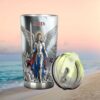 Faith Over Fear American Flag Cross Tumbler Custom Name Acrostic Faith Over Fear American Flag Cross Tumbler Custom Name Acrostic