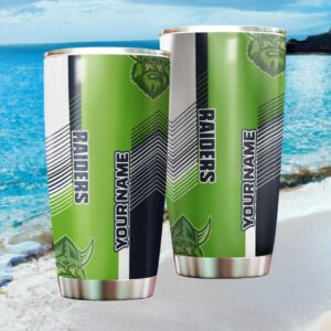 Personalized Canberra Raiders NRL Tumbler   Custom Name Sports Bottle