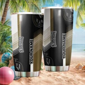 Personalized Collingwood Magpies AFL Tumbler Custom Name Stainless Steel Tumbler