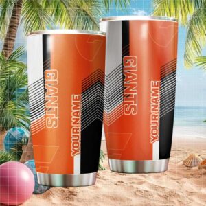 Personalized GWS Giants AFL Tumbler Custom Name Stainless Steel Tumbler