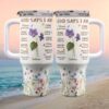 Personalized Pastor’s Wife Appreciation Tumbler Purple Rose & Cross Design Personalized Pastor’s Wife Appreciation Tumbler Purple Rose & Cross Design