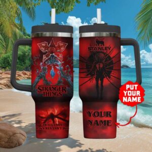 Personalized Stranger Things “The Last Adventure” Vecna & Demogorgon Tumbler