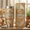 Elegant Pink Ribbon Breast Cancer Awareness Embossed Rose Garden Tumbler Elegant Pink Ribbon Breast Cancer Awareness Embossed Rose Garden Tumbler