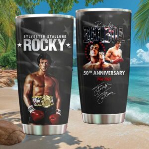 Rocky Balboa 50th Anniversary 1976 2026 Sylvester Stallone Tribute Signature Series Tumbler