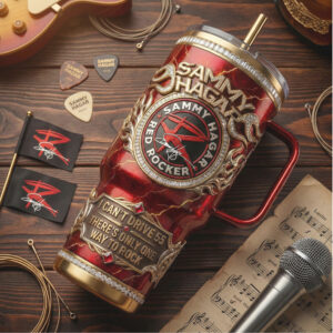 Sammy Hagar “The Red Rocker” I Can't Drive 55 3D Tumbler Wrap