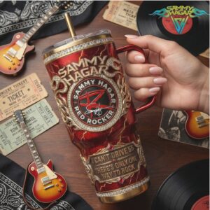 Sammy Hagar “The Red Rocker” I Can't Drive 55 3D Tumbler Wrap