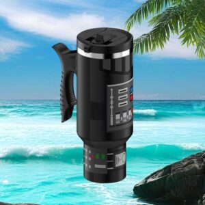 Sci Fi Villain Space Commander Armor Design 40oz Insulated Travel Tumbler