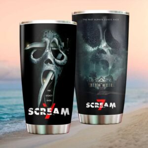 Scream 7 The Legacy Ends Ghostface Knife Reflection Tumbler