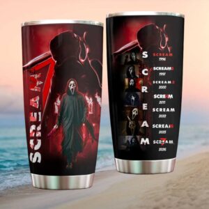 Scream Anthology Red Silhouette Ghostface Movie History Tumbler