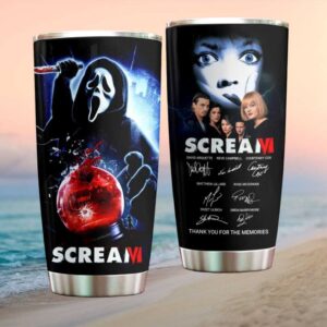 Scream VI Ghostface Snowglobe Slasher Movie Cast Signatures Tumbler