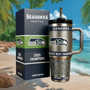 Seattle Seahawks 2025 NFC West Champions Limited Edition Collector's Tumbler