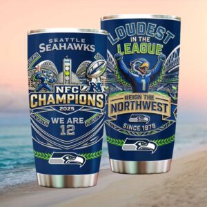 Seattle Seahawks NFC Champions 2025 “Loudest In The League” We Are 12 Tumbler