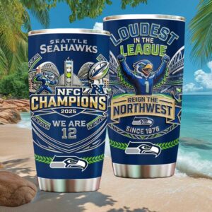 Seattle Seahawks NFC Champions 2025 We Are 12 Loudest In The League Tumbler