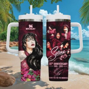 Selena Quintanilla 30th Anniversary Commemorative Stanley Style 40oz Tumbler