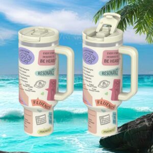 Speech Language Pathologist SLP Anatomy & Fluency Educational Tumbler