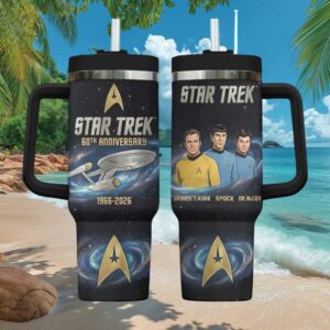 Star Trek 60th Anniversary 1966 2026 Original Series Trio Tumbler