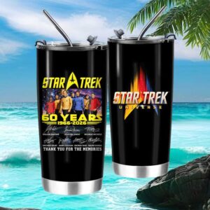 Star Trek 60th Anniversary 1966 2026 Signature Edition Stainless Steel Tumbler