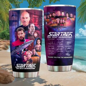 Star Trek The Next Generation TNG Cast Signature Tribute Design