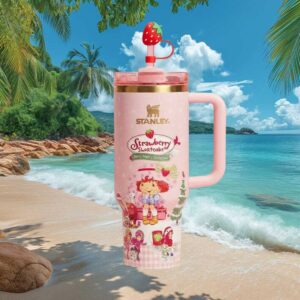 Strawberry Shortcake Berry Merry Christmas Stanley Tumbler