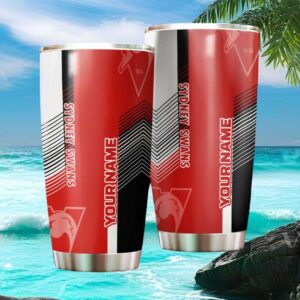 Sydney Swans AFL Custom Tumbler Personalized Fan Gift Insulated Drinkware