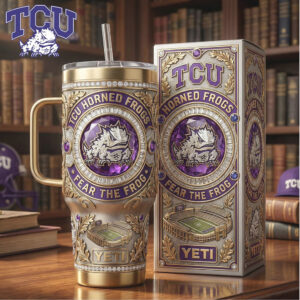 TCU Horned Frogs “Fear the Frog” NCAA Jeweled Championship Tumbler