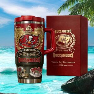 Tampa Bay Buccaneers 50th Anniversary (1976 2026) Collector's Edition Tumbler