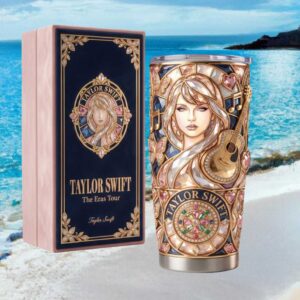 Taylor Swift The Eras Tour Stained Glass Art Swiftie Gift Tumbler
