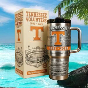 Tennessee Volunteers Heritage Edition 1891 2026 Stadium History 40oz Tumbler