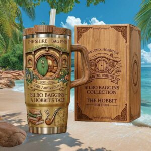 The Hobbit Bilbo Baggins 25th Anniversary Bag End Edition Commemorative Tumbler