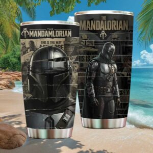 The Mandalorian “This Is The Way” Star Wars Bounty Hunter 20oz Tumbler