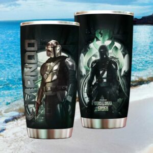 The Mandalorian and Grogu Mando Star Wars Bounty Hunter Tumbler