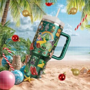 The Wizard of Oz Emerald City Christmas Edition Tumbler