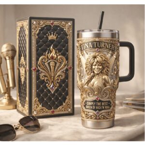 Tina Turner “Queen of Rock 'N' Roll” Simply The Best Tribute Tumbler