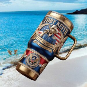 Toby Keith “Don't Let The Old Man In” American Soldier Tribute 3D Tumbler