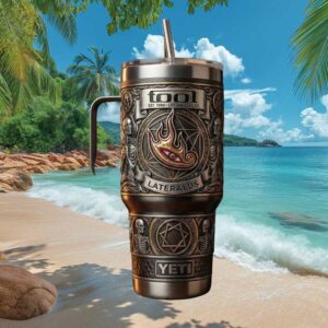 Tool Band Lateralus Eye Yeti Style Tumbler Limited Edition Progressive Rock Embossed Stainless Steel Collector Tumbler