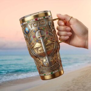 Toto Band Africa Hold The Line Classic Rock Sword Graphic Tumbler