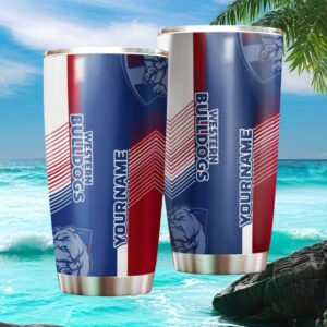 Western Bulldogs AFL Personalised Name Insulated Travel Tumbler