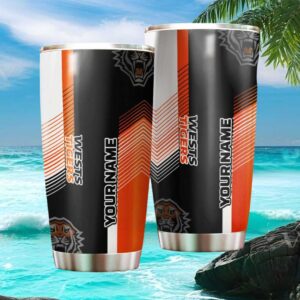 Wests Tigers NRL Personalized Tumbler Custom Name Graphic Travel Tumbler