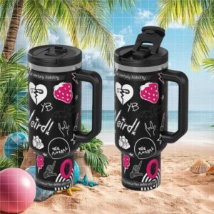Yungblud Inspired “21st Century Liability” Punk Rock Aesthetic Tumbler
