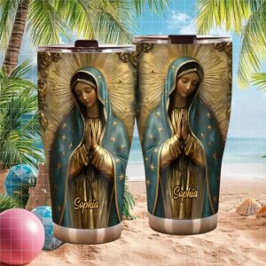 Virgin Mary Our Lady of Guadalupe Religious Personalized 30oz Tumbler
