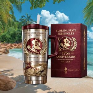 Florida State University FSU 175th Anniversary Heritage Edition Tumbler