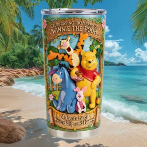 A Century of Friendship and Honey Winnie the Pooh Characters Custom Tee