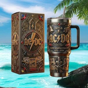 ACDC 53rd Anniversary 1973 2026 High Voltage Rock Legend Tumbler