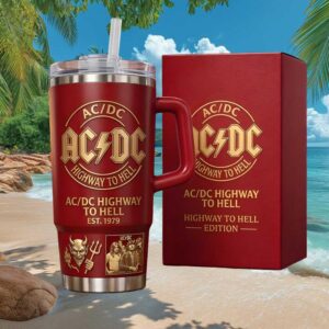 ACDC Highway To Hell Est. 1979 Special Edition 40oz Rock Band Tumbler