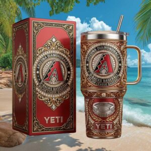 Arizona Diamondbacks MLB Limited Edition Rhinestone Embellished 40oz Tumbler
