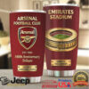 Arsenal FC Official Crest 140th Anniversary Mosaic Design Insulated Travel Tumbler Arsenal FC Official Crest 140th Anniversary Mosaic Design Insulated Travel Tumbler