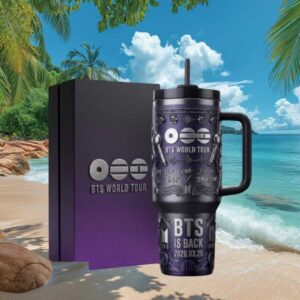 BTS World Tour 2026 “BTS Is Back” 40oz Collector's Tumbler